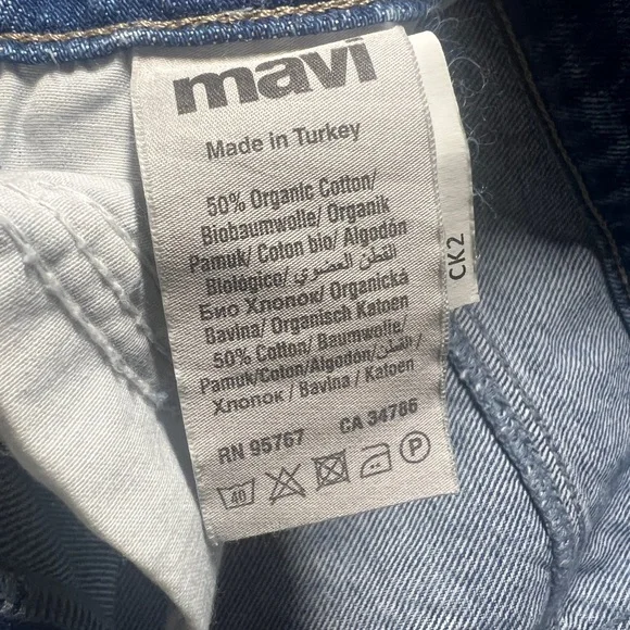 Mavi Women's Aria High Rise Wide Leg Jeans - NWT 25 x30 - Picture 9 of 11